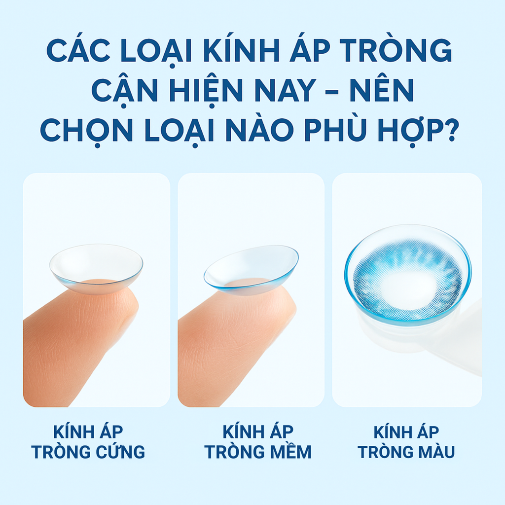 Có những loại kính áp tròng nào?